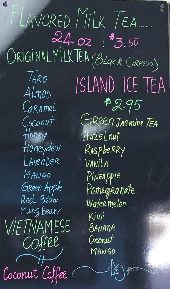 Island Boba & Tea - Indio, CA menu_pic