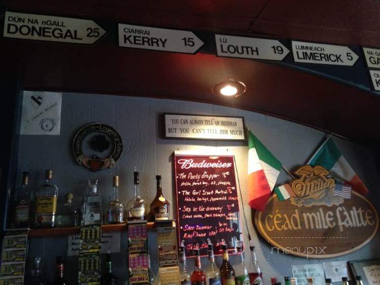 Galway Pub - Plymouth, MA menu_pic