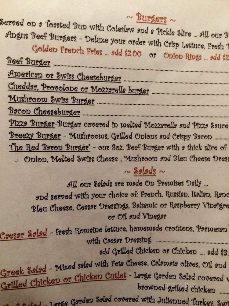 Country Heart Cooking - Breezy Point, NY menu_pic