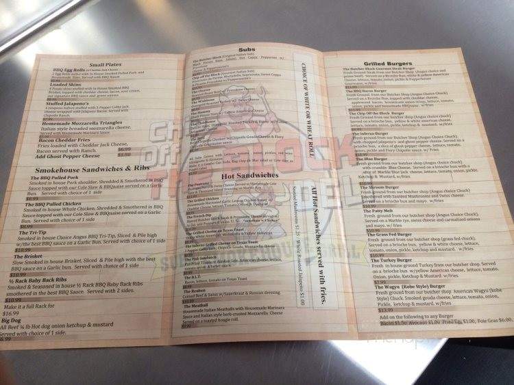 Chip Off The Block Deli - Las Vegas, NV menu_pic
