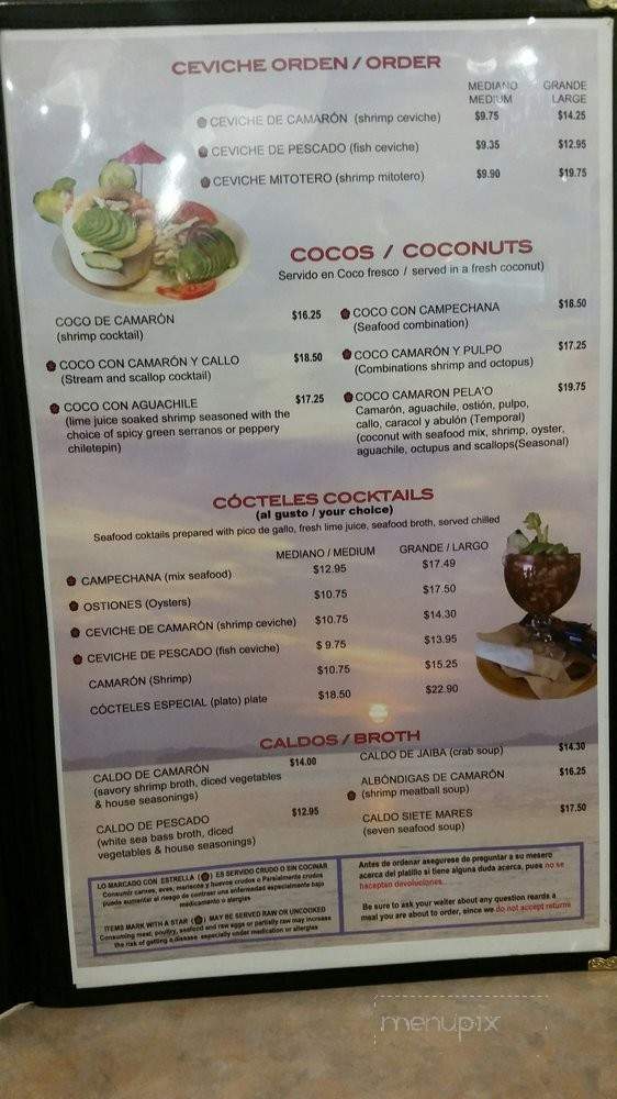 /28347494/Mariscos-Camaron-Pelao-Menu-Phoenix-AZ - Phoenix, AZ