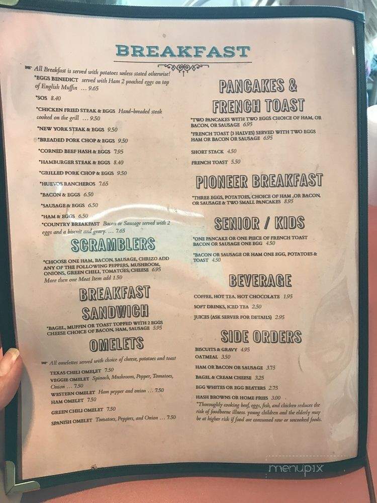 Sunshine & Tailwinds Cafe - North Las Vegas, NV menu_pic