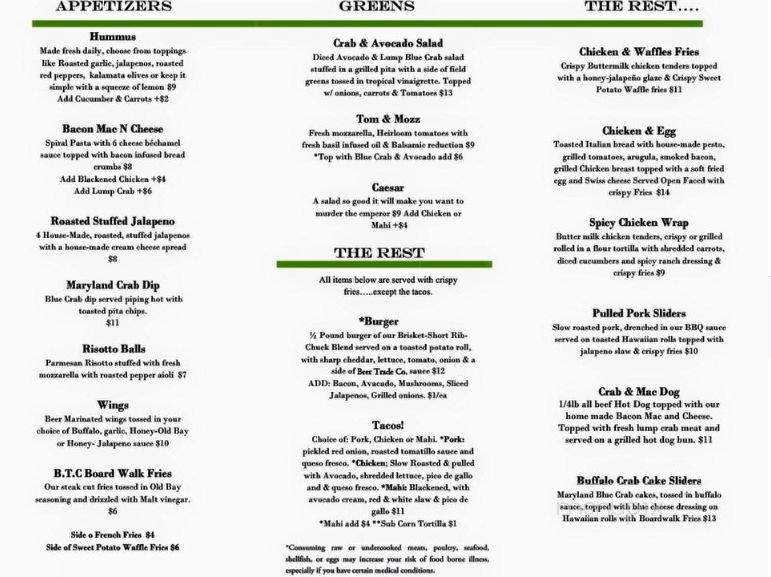 Beer Trade - Boca Raton, FL menu_pic