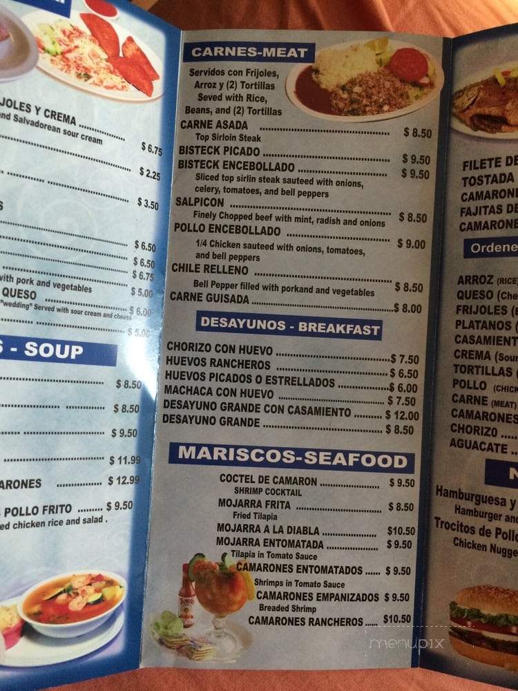 La Bamba Salvadorean & Mexican Food - Los Angeles, CA menu_pic