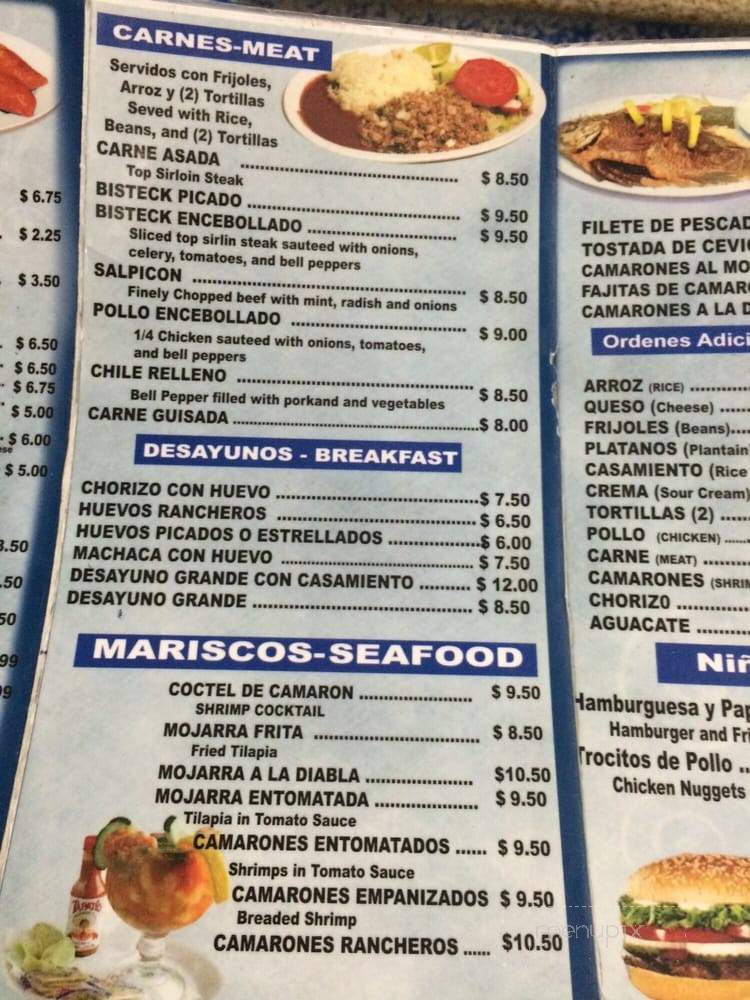 La Bamba Salvadorean & Mexican Food - Los Angeles, CA menu_pic