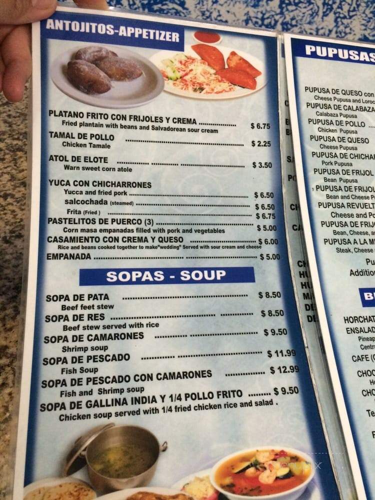 La Bamba Salvadorean & Mexican Food - Los Angeles, CA menu_pic