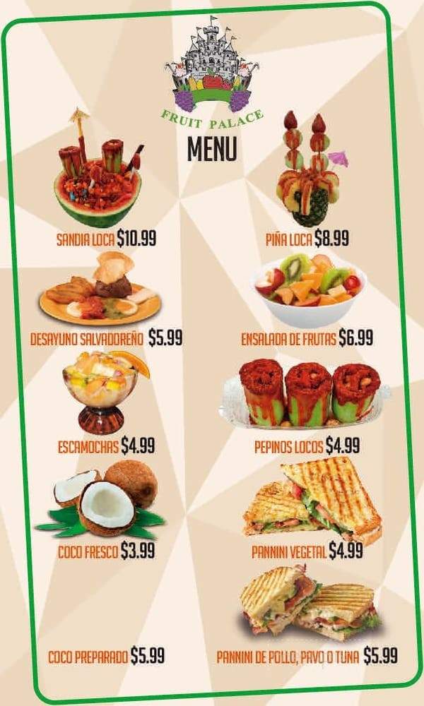 Fruit Palace - Henderson, NV menu_pic