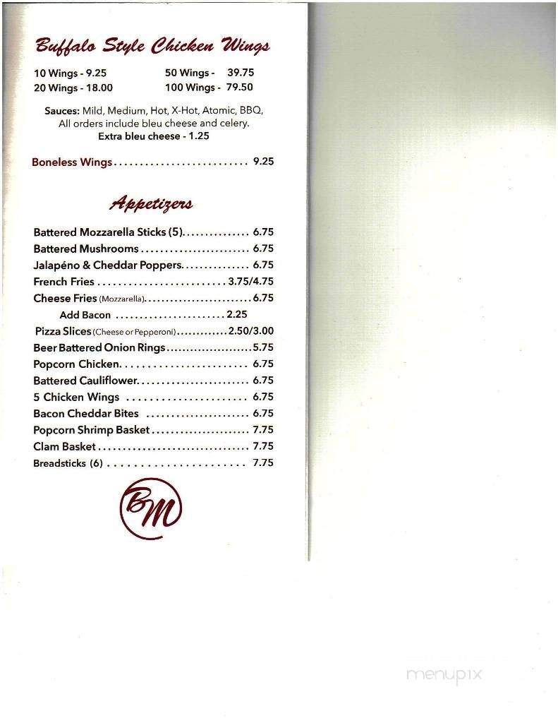 Brooklyn Marie's - Salem, NY menu_pic
