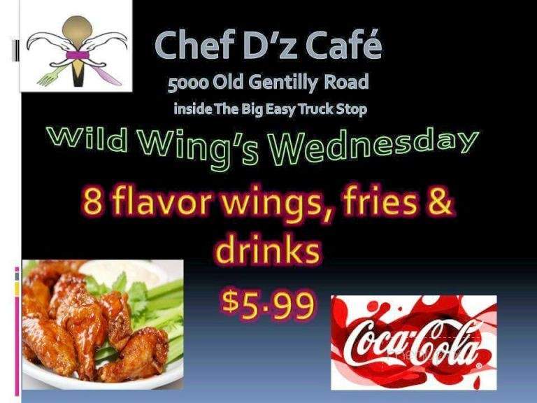 Chef D'Z Cafe - New Orleans, LA menu_pic