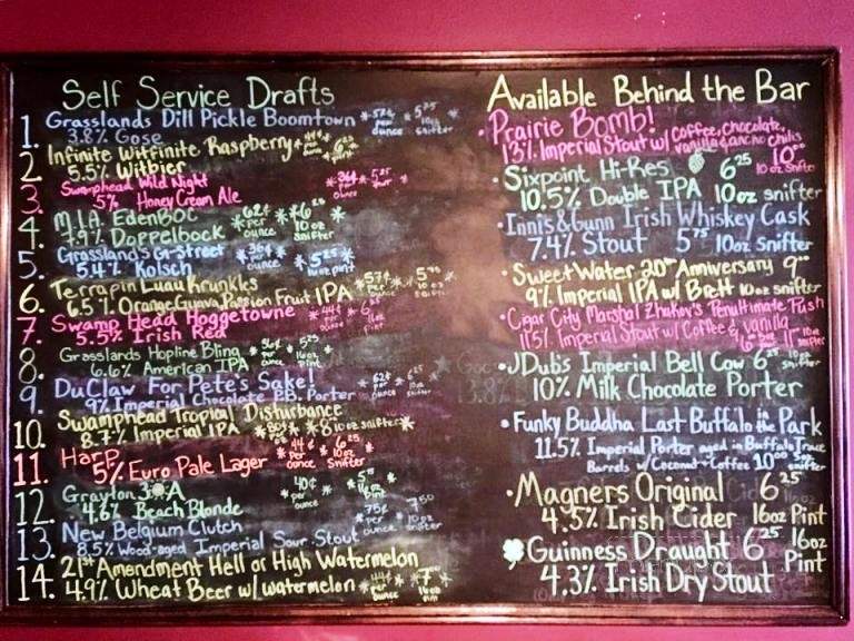 7th Hill Taproom - Tallahassee, FL menu_pic