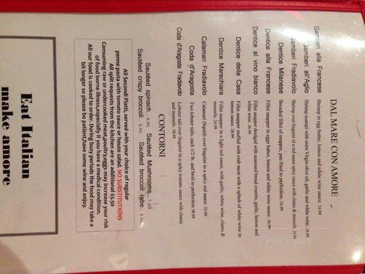 Bellacapri By Anacapri - Miami, FL menu_pic