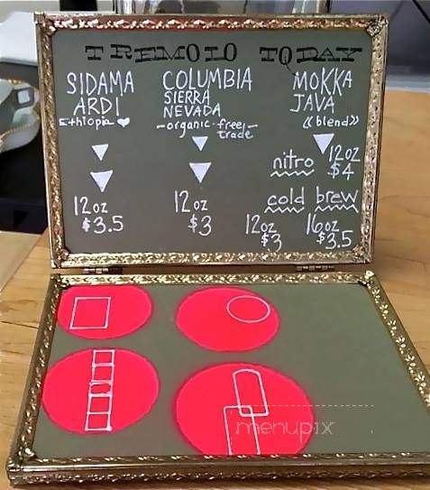 Tremolo Coffee - Montpelier, VT menu_pic