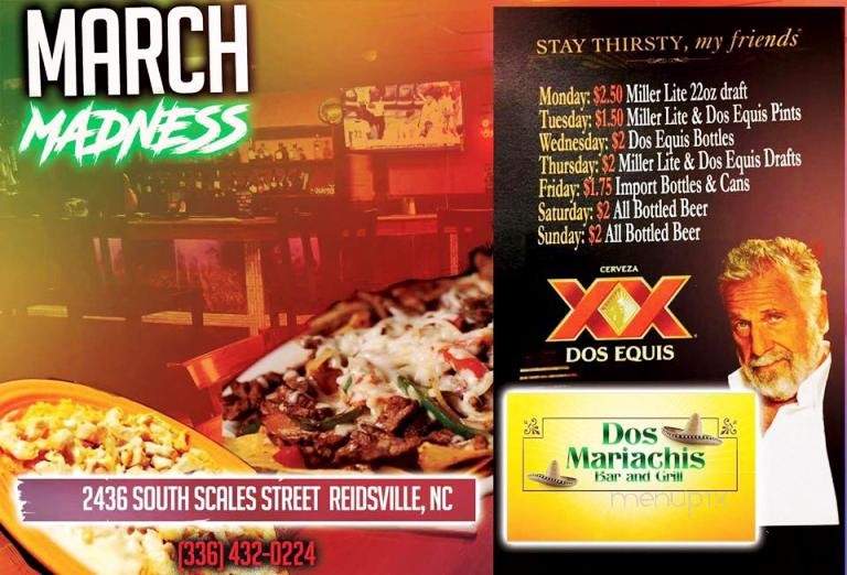 /28362557/Dos-Mariachis-Bar-and-Grill-Reidsville-NC - Reidsville, NC