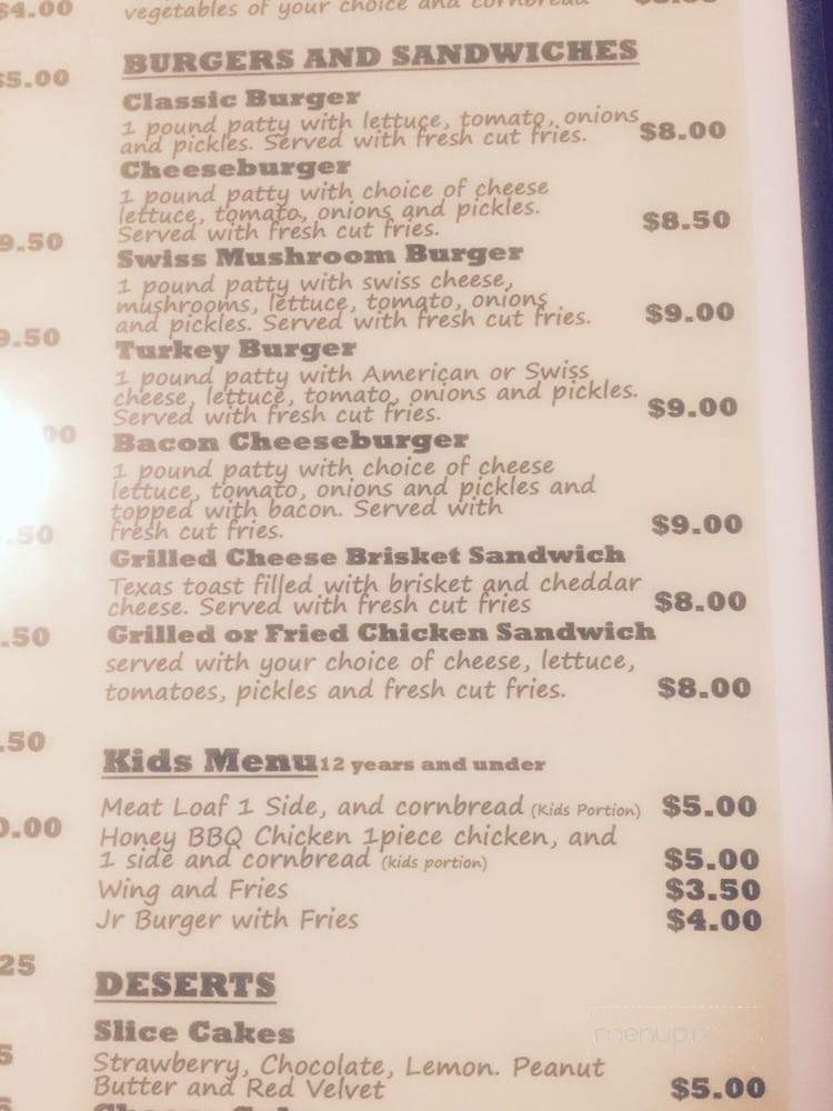 Delshawn's Bar - Fort Worth, TX menu_pic