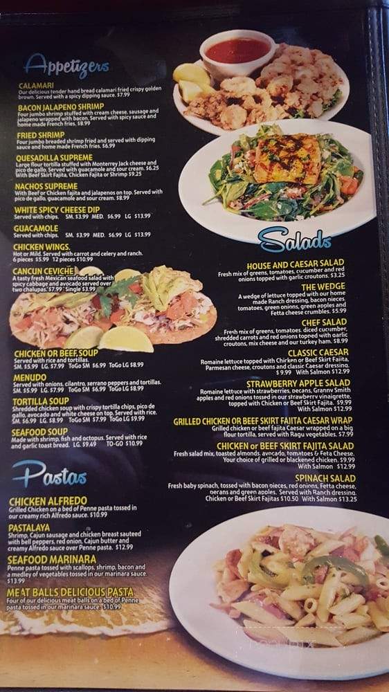 Cancun Bar and Grill - Corpus Christi, TX menu_pic