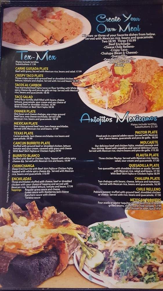 Cancun Bar and Grill - Corpus Christi, TX menu_pic