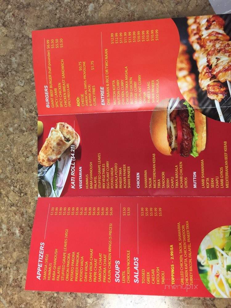 Once-Upon A Grill - Ann Arbor, MI menu_pic