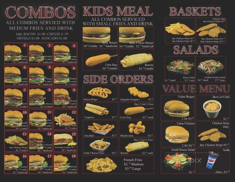 Frosty King - Antioch, CA menu_pic