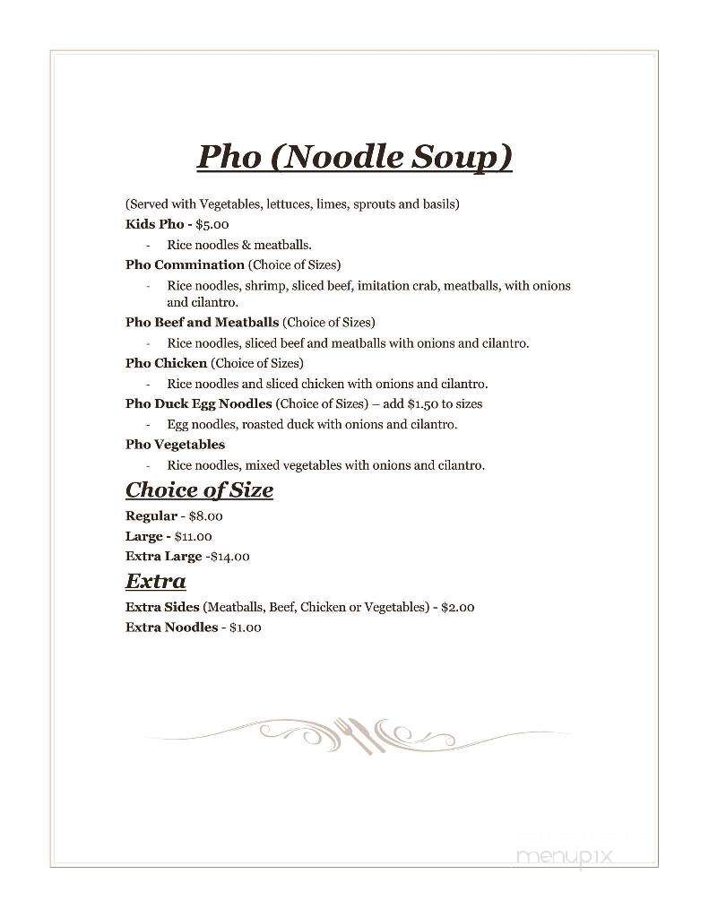 Thai Noodle - Atwater, CA menu_pic