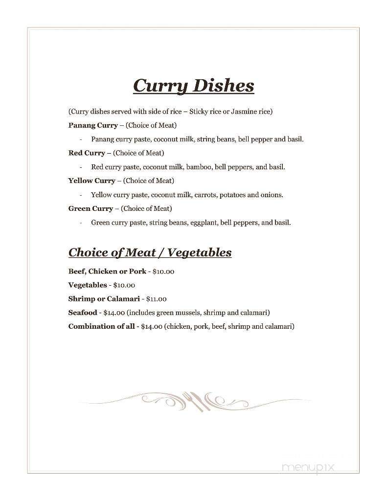 Thai Noodle - Atwater, CA menu_pic