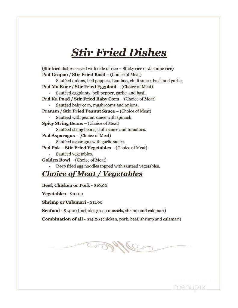 Thai Noodle - Atwater, CA menu_pic