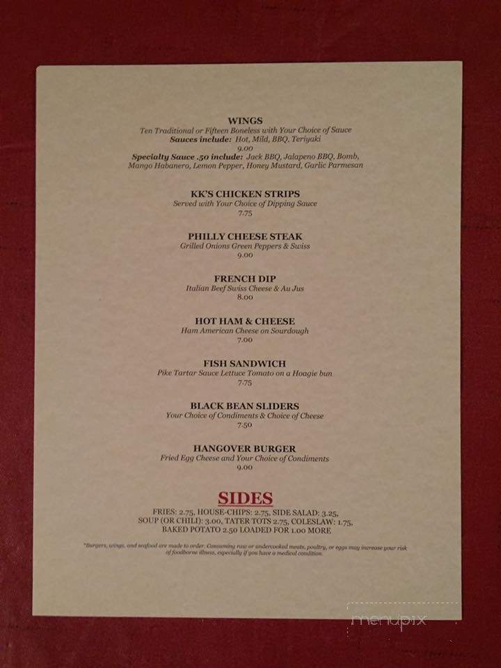 Ajs Bar And Grill Menu - AJ's Bar & Grill - Posts - Glenwood, Minnesota - Menu ... : We have outdoor deck seating overlooking the river and an indoor dining room and bar.