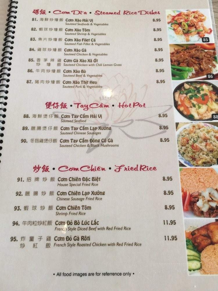 Lotus House - Temple City, CA menu_pic