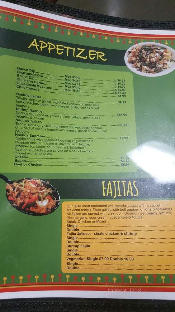Guacamole - Cordova, TN menu_pic
