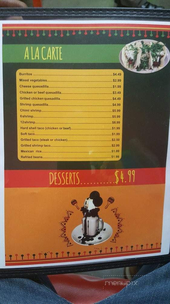 Guacamole - Cordova, TN menu_pic