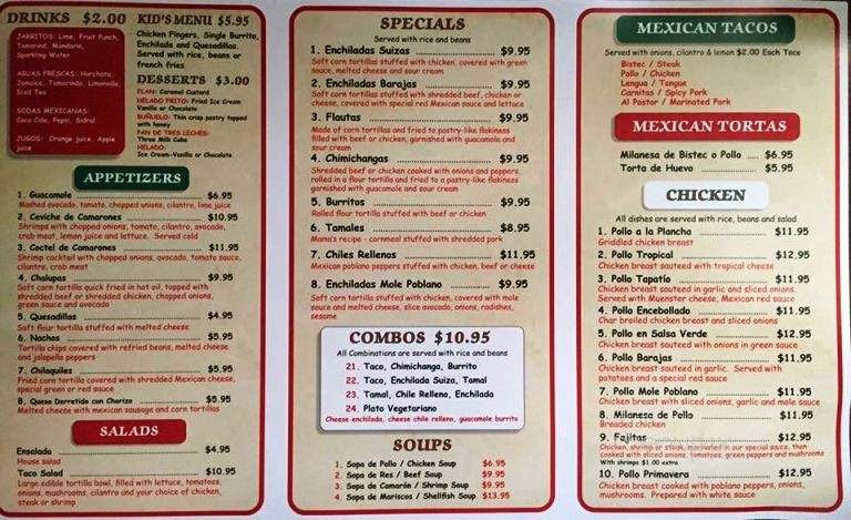 MexicanZingo Restaurant - Greenwood Lake, NY menu_pic