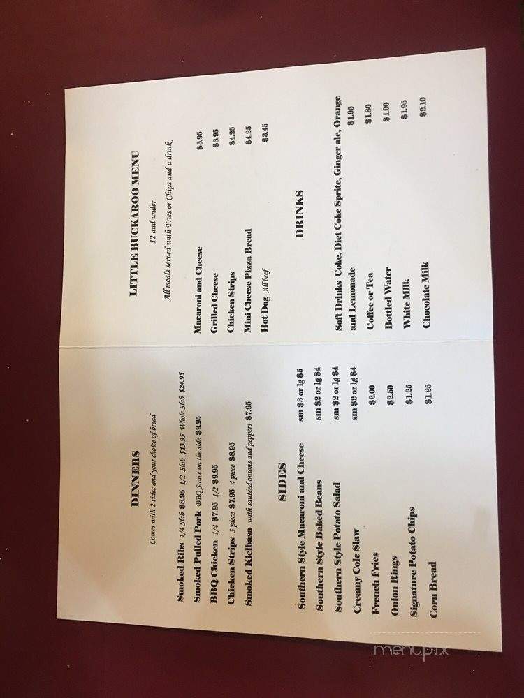 Black Bull BBQ & Grill - Zeeland, MI menu_pic