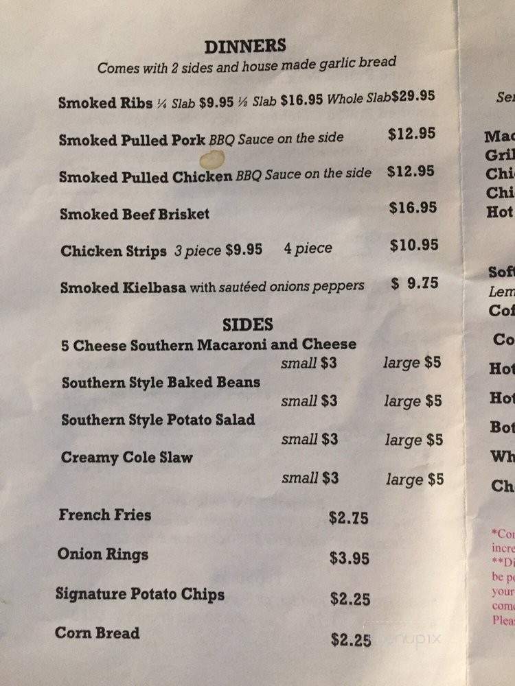Black Bull BBQ & Grill - Zeeland, MI menu_pic