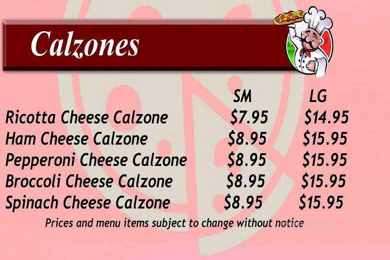 Venice Pizza and Pasta - Lutz, FL menu_pic