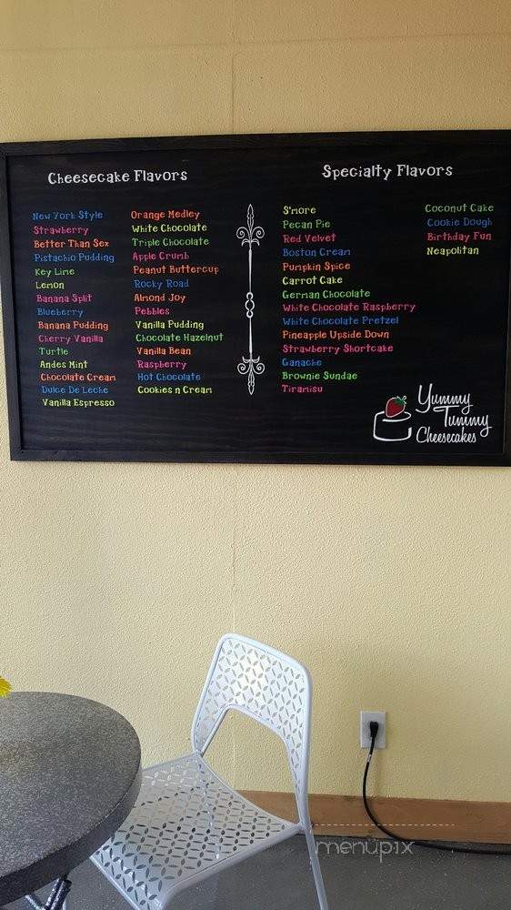 Yummy Tummy Cheesecakes - Corpus Christi, TX menu_pic
