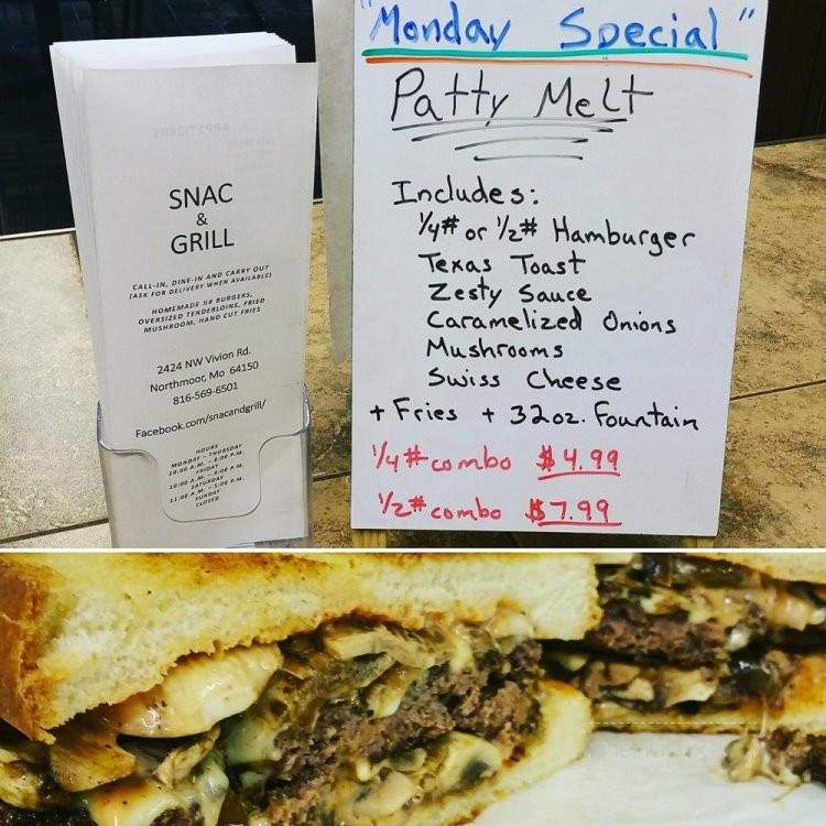 Snac N Go - Northmoor, MO menu_pic