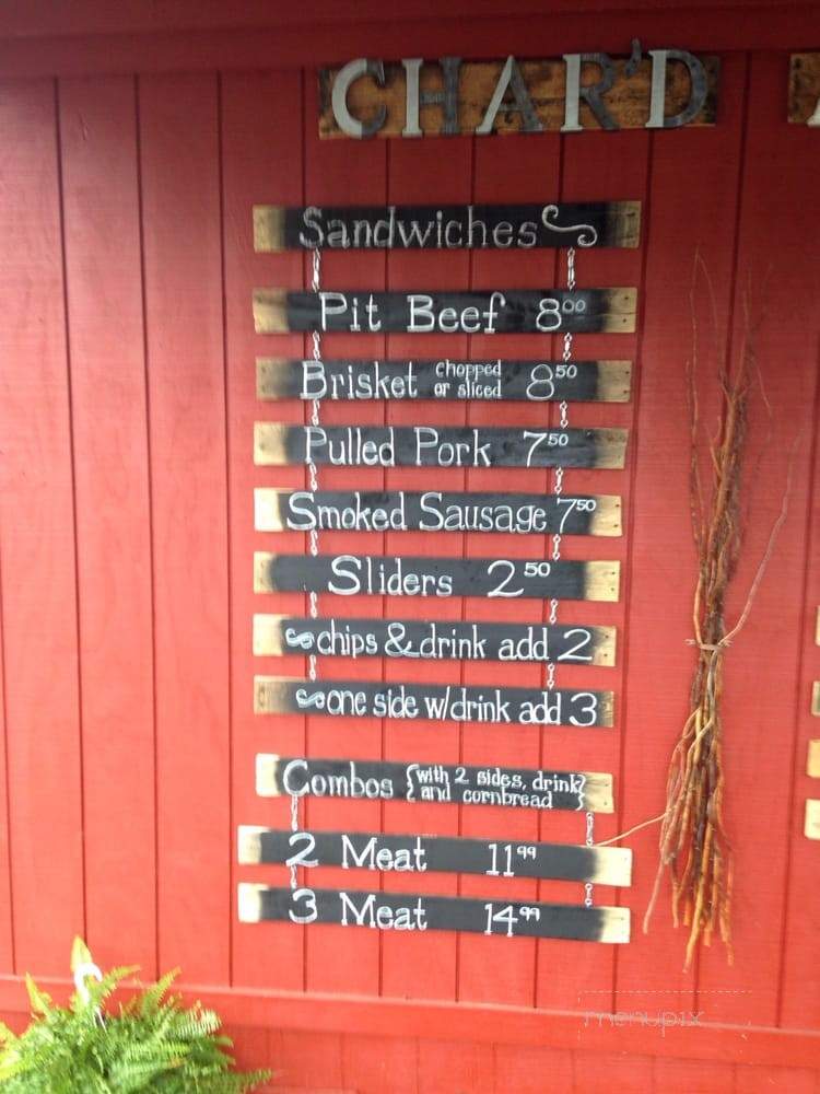 Char'd Barbecue - Upperco, MD menu_pic