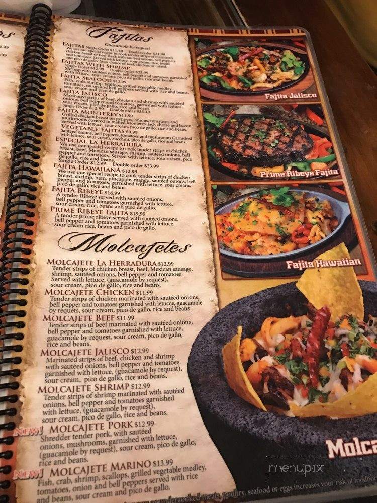 La Herradura Mexican Bar & Grill - Bardstown, KY menu_pic