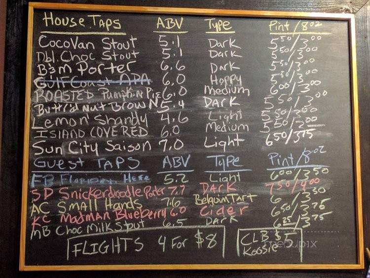 Craft Life Brewing - Land O' Lakes, FL menu_pic