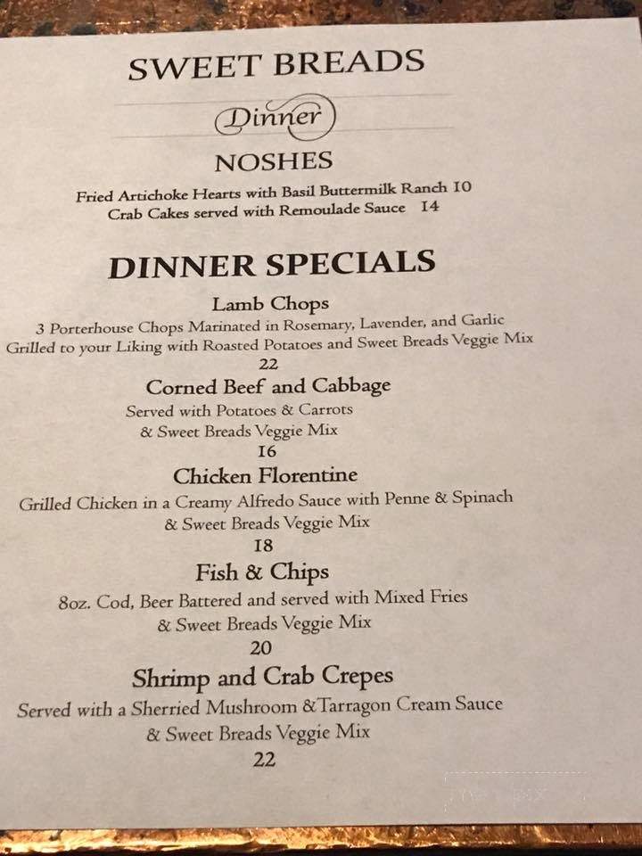 Sweet Breads - Demorest, GA menu_pic
