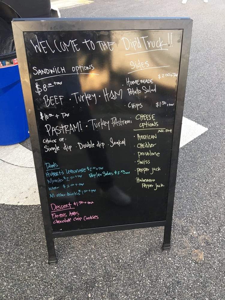 Dip'd - Pasadena, CA menu_pic