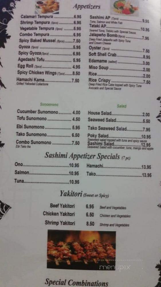 HAHA Sush - Fresno, CA menu_pic