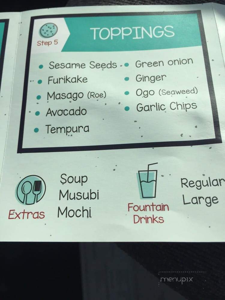Simply Poke - La Habra, CA menu_pic