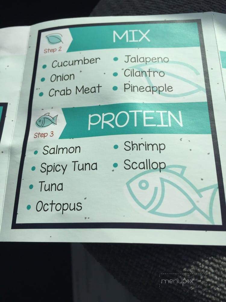 Simply Poke - La Habra, CA menu_pic