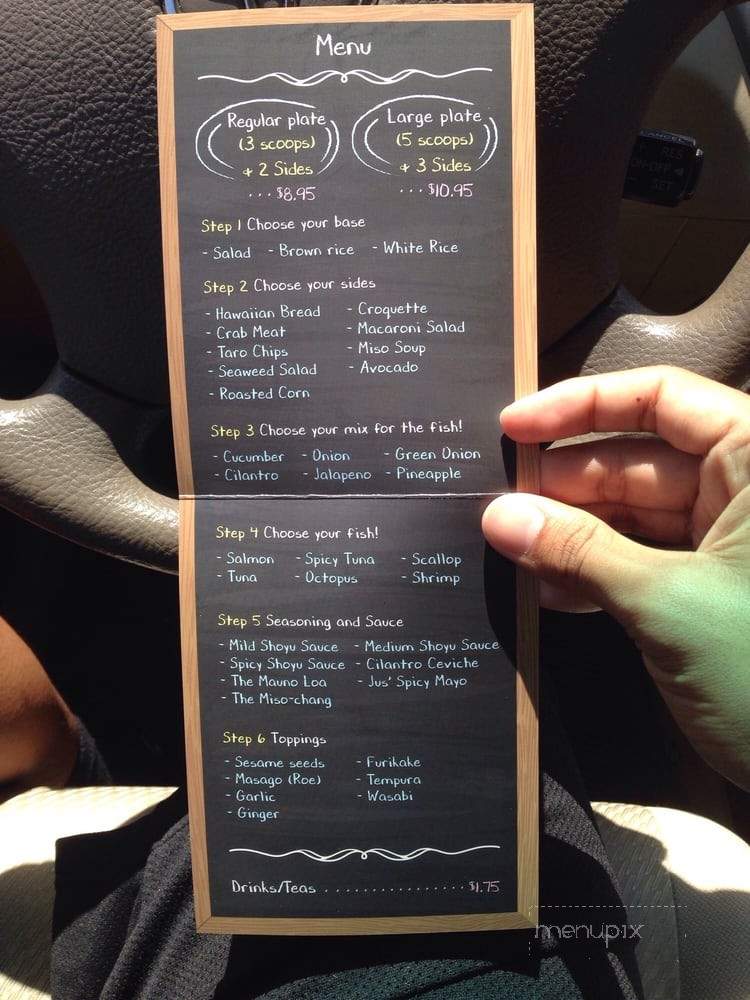Kamea Poke - Brea, CA menu_pic
