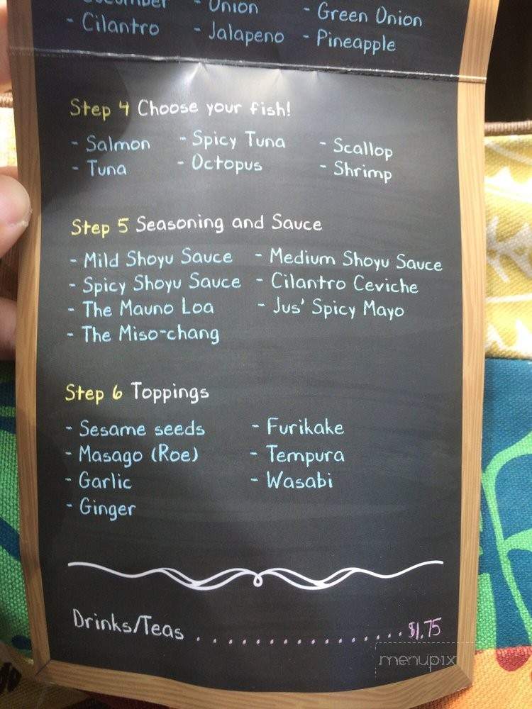 Kamea Poke - Brea, CA menu_pic
