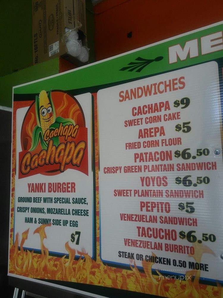 Cachapa Cachapa - Bronx, NY menu_pic