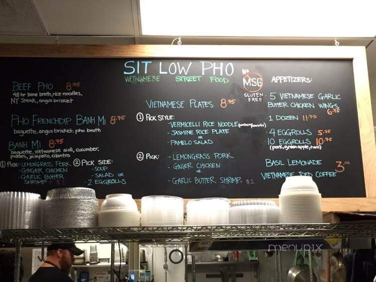 Sit Low Pho - Santa Ana, CA menu_pic