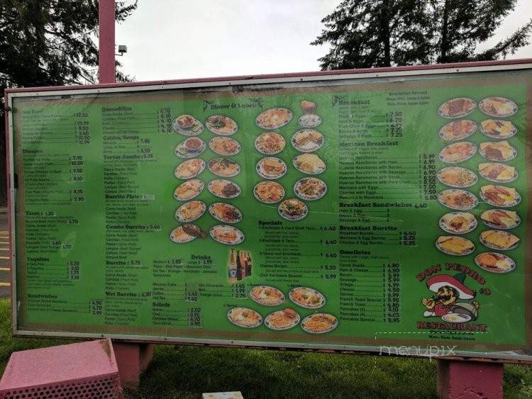 Don Pedro - Portland, OR menu_pic