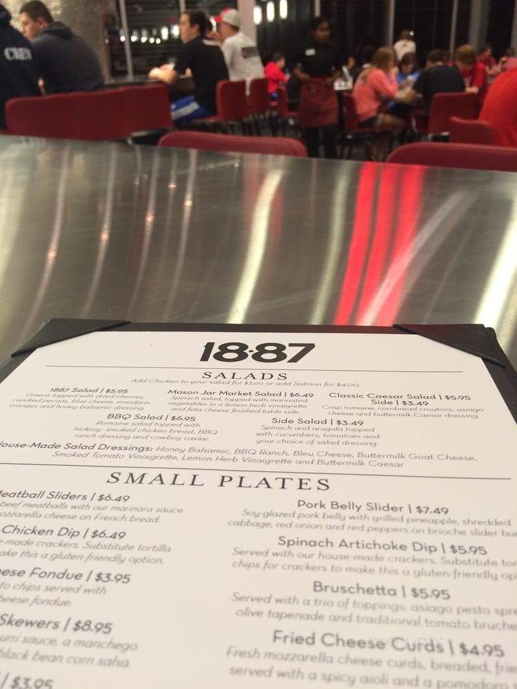 1887 Bistro - Raleigh, NC menu_pic