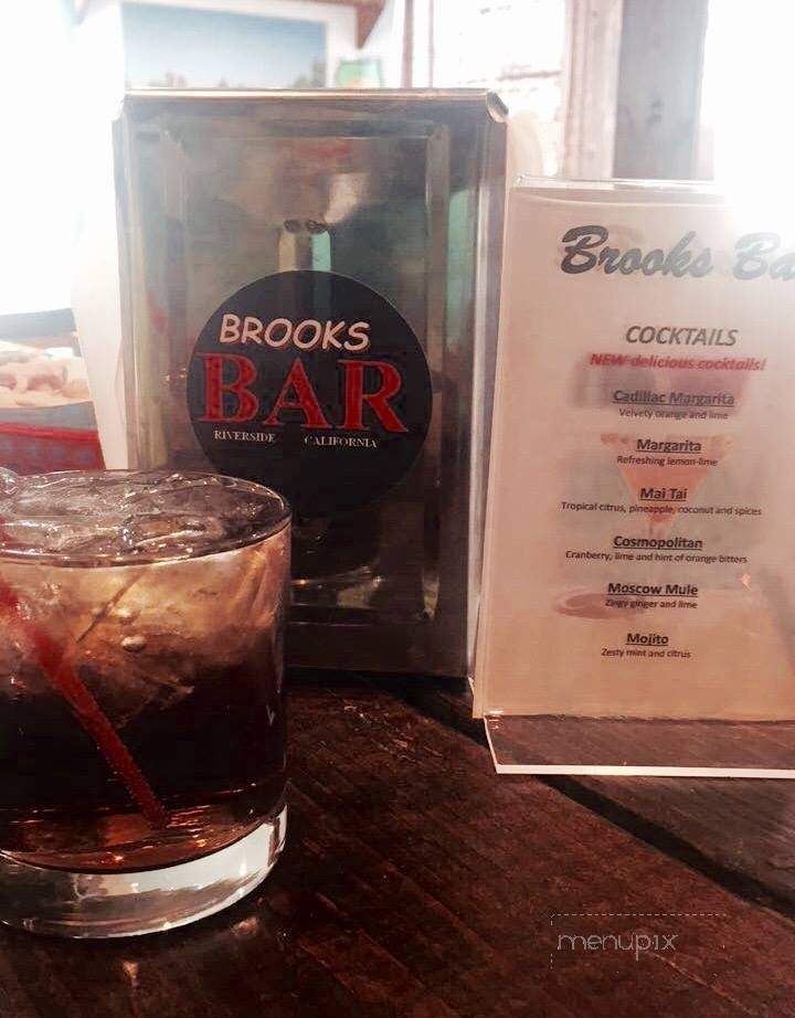 Brooks Bar - Riverside, CA menu_pic